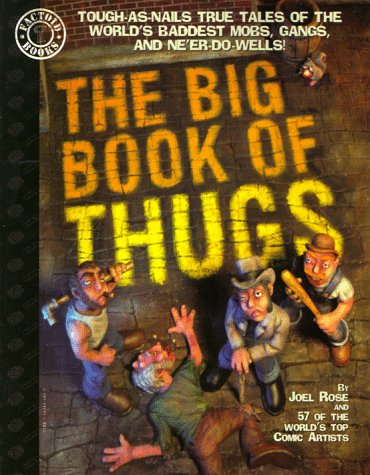 Couverture de The Big Book of Thugs — anthologie DC Paradox Press 1996, quatre brutes caricaturales en style clay dans une ruelle
