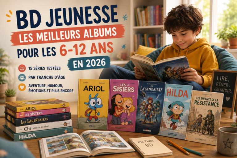 Guide BD jeunesse 2026 : sélection des meilleurs albums pour les 6-12 ans
