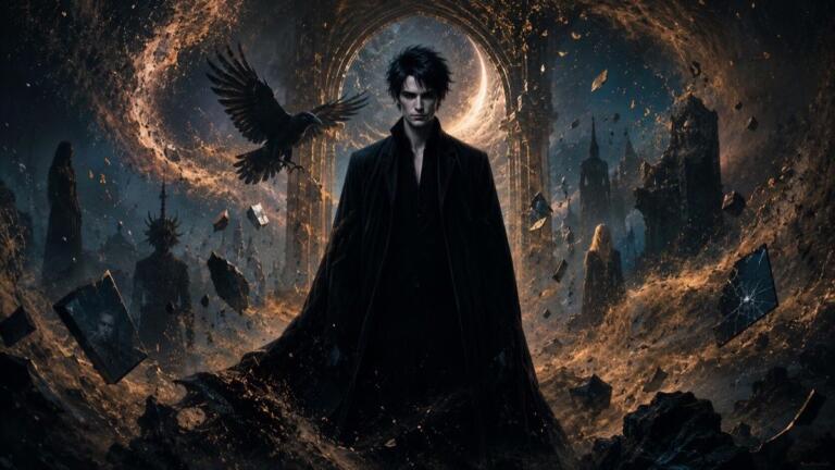 Sandman saison 2 Netflix, illustration atmosphérique du Monde des Rêves