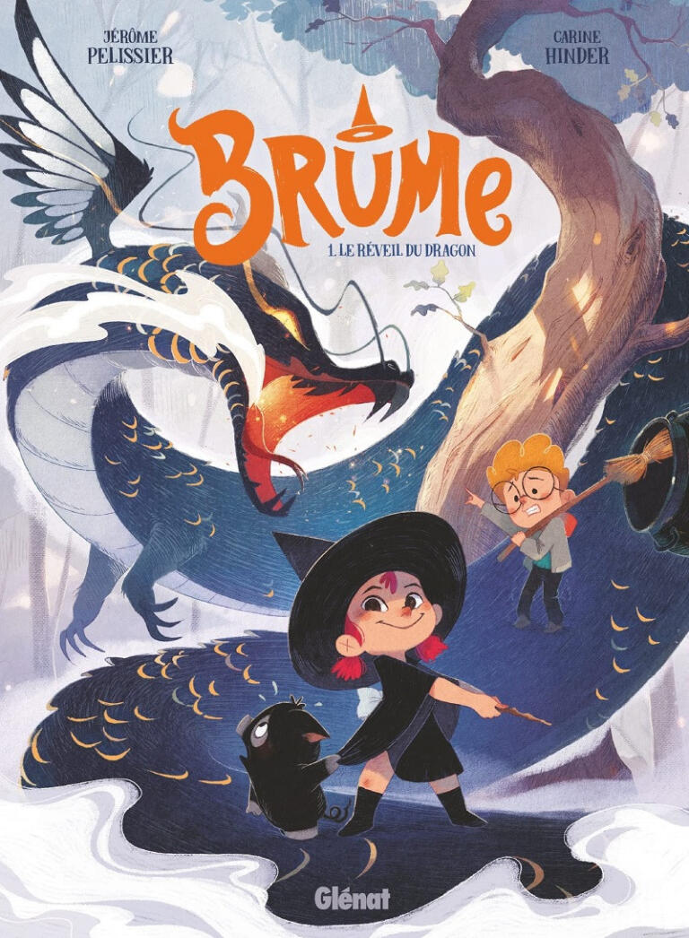 Couverture de Brume tome 1 Le Réveil du dragon par Pélissier et Hinder (Glénat)