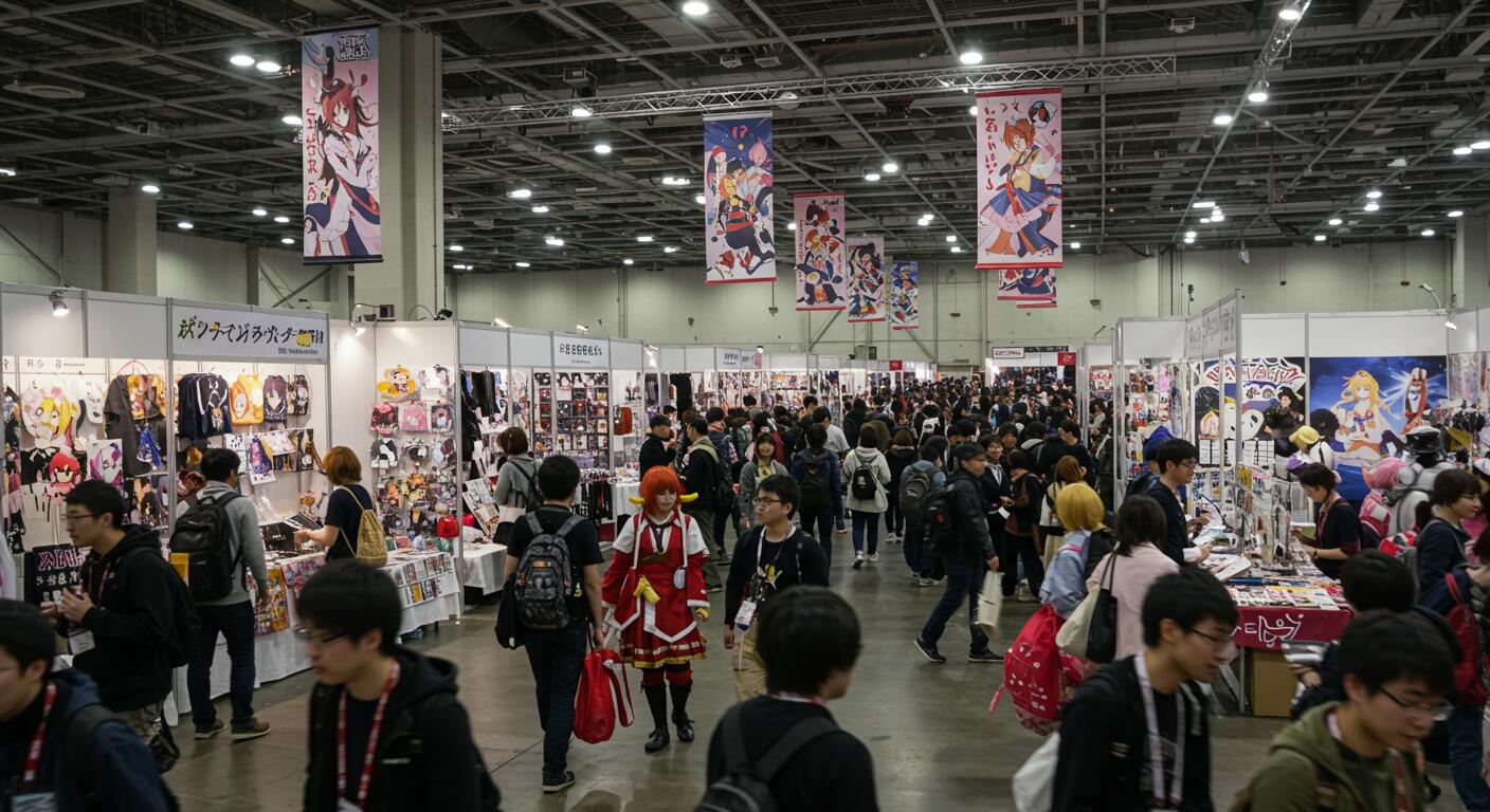 Goodies manga Japan Expo 2026 sur un stand éditeur