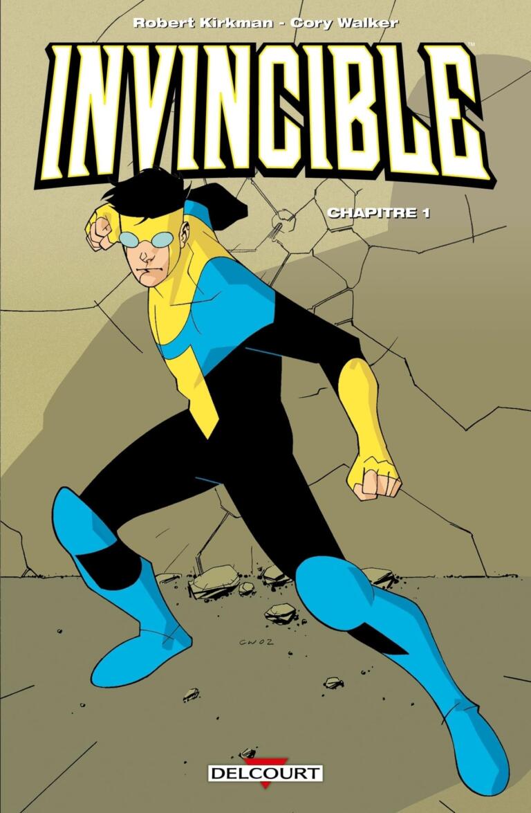 Couverture Invincible Chapitre 1 — Robert Kirkman et Cory Walker, édition Delcourt