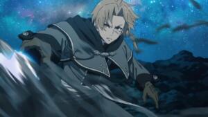 Rudeus Greyrat lance un sort de magie dans Mushoku Tensei saison 3 (capture PV officiel Studio Bind / TOHO Animation)