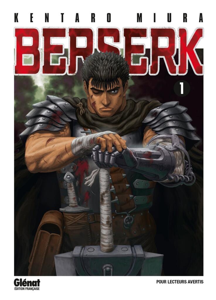 Couverture du tome 1 de Berserk de Kentaro Miura, édition française Glénat