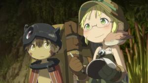 Reg et Riko dans la bande-annonce du film Made in Abyss: Awakening Mystery