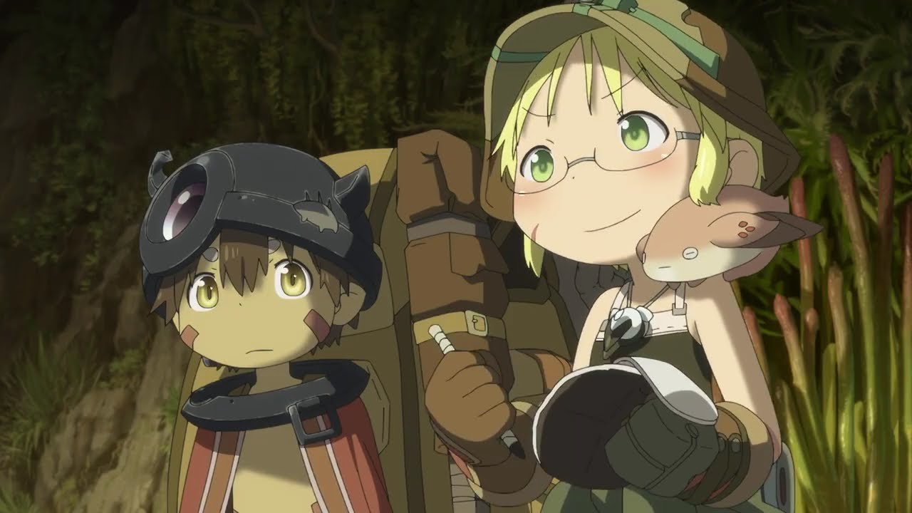 Reg et Riko dans la bande-annonce du film Made in Abyss: Awakening Mystery